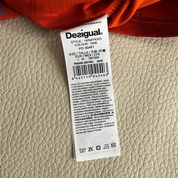 Desigual Men’s Barcelona Landmark Print Short Sleeve T Shirt - Size L - Picture 7 of 9